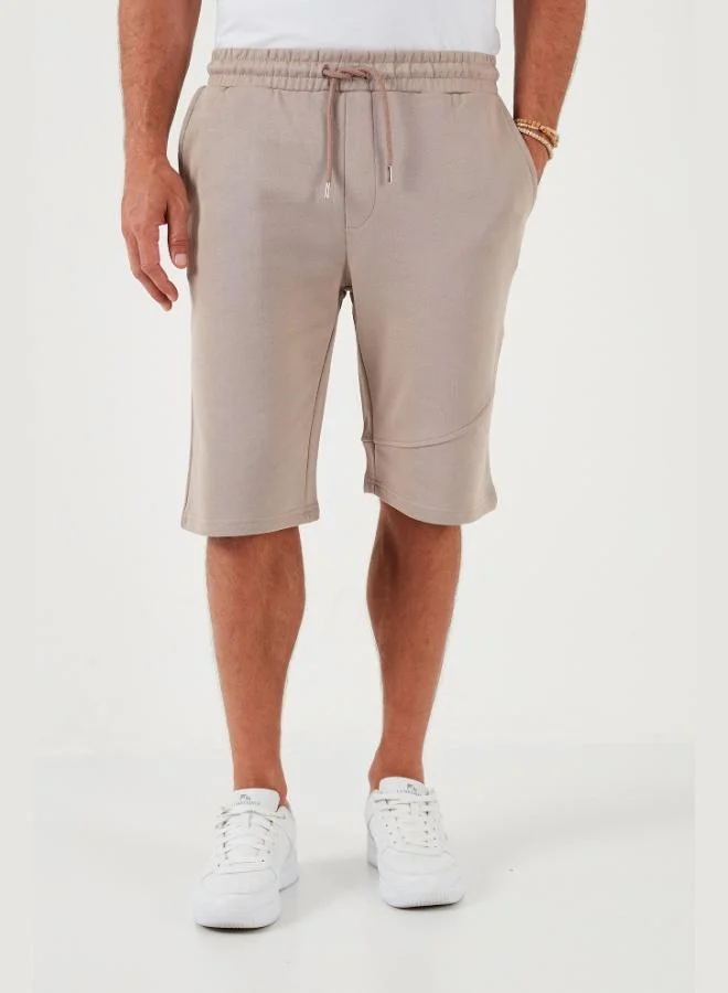 بوراتي شورت رجالي قطن بوراتي بقصة عادية وخصر عادي عبوة من قطعتين